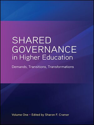 cover image of Shared Governance in Higher Education